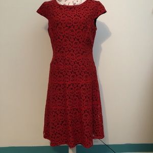 Anne Klein red dress